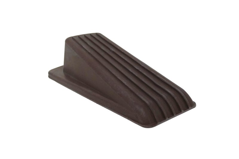 Shepherd Hardware 9133 Heavy Duty Rubber Door Wedge, Brown - Image 1